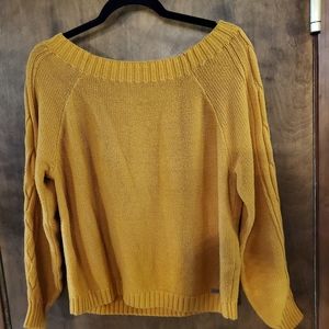 Hollister Dark Yellow Sweater Size M